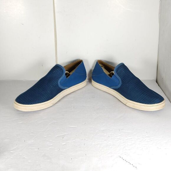 Olukai Women's Pehuea US9,5 Blue Flat Slip On Loafer Sneakers Shoes - Picture 6 of 16